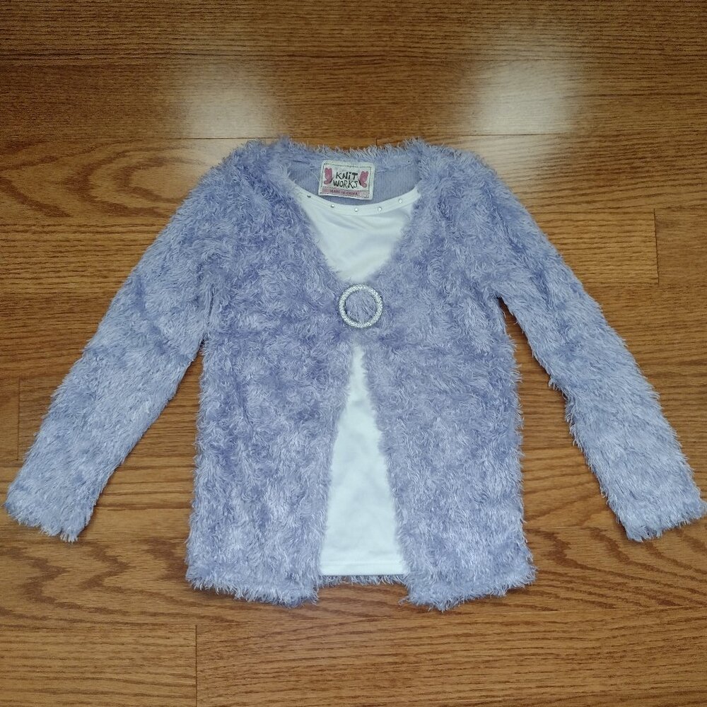 4 | Purple Fuzzy Sweater | Knitworks